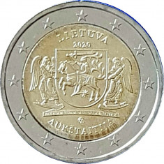 Lituania moneda comemorativa 2 euro 2020 - Aukstaitija - UNC foto