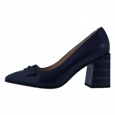 Pantofi damă, din piele naturală, marca Jose Simon, K4321-3667B-41-147, bleumarin