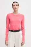United Colors of Benetton pulover femei, culoarea roz, light, 104HD10CB