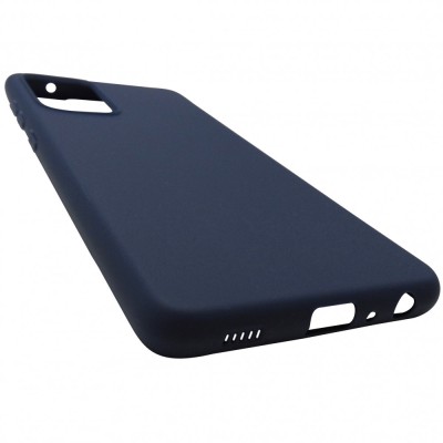 Husa silicon TPU slim Atlas Mat bleumarin pentru Samsung Galaxy A72 / A72 5G foto