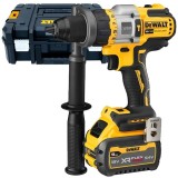 DeWalt DCD999X1 - Masina de gaurit si insurubat cu percutie cu 1 acumulator Li-Ion 18 V 9 Ah 67 Nm motor fara perii led iluminare valiza speciala