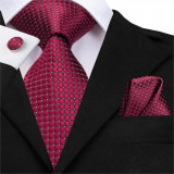 Set cravata + batista + butoni - matase - model 353