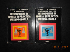 INTRODUCERE IN TEORIA SI PRACTICA MEDICO-LEGALA 2 volume 1978, editie cartonata foto