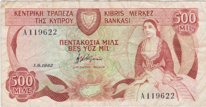 CIPRU 500 MIL MILS 1982 VF
