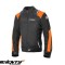 Geaca (jacheta) barbati pentru scuter - motocicleta Racing vara Seventy model SD-JR52 culoare: negru/portocaliu Negru/portocaliu XXXL