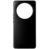 Husa tip capac spate Carbon silicon neagra pentru Honor Magic5 Lite