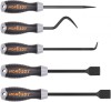 Set 5 Piese Carlige, Dalta si Unelte Manuale Mecanica Auto - Extractie, Racla, Razuitor, Inlaturare Furtun