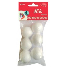 Accesorii craft Bile polistiren 45mm 6buc/set Daco