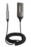 ADAPTOR Bluetooth Jack 3.5 Ugreen, &quot;CM309&quot; alimentare USB, microfon inclus, convertor audio wireless, versiune bluetooth 5.0, negru &quot;70601&quot; (timbru ve