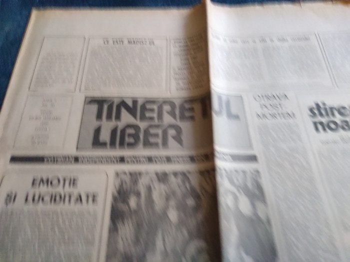 ZIARUL TINERETUL LIBER NR 30 25 BIS IANUARIE 1990