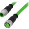 Cablu M12 ecranat, drept, 2m
