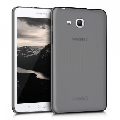 Husa pentru Samsung Galaxy Tab A 7.0 T280N, Silicon, Negru, 37435.01 foto