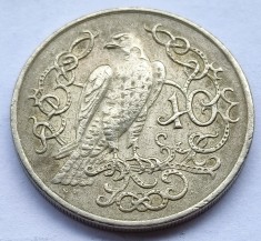 449. Moneda Insula Man 10 pence 1982 foto