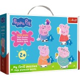 Puzzle trefl baby clasic peppa pig purcelusul clasic printre prieteni