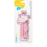 BabyOno Take Care Floating Bath Thermometer termometru pentru copii pentru baie Pink Giraffe 1 buc