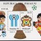 PARAGUAY, FOTBAL - COLIȚĂ MNH