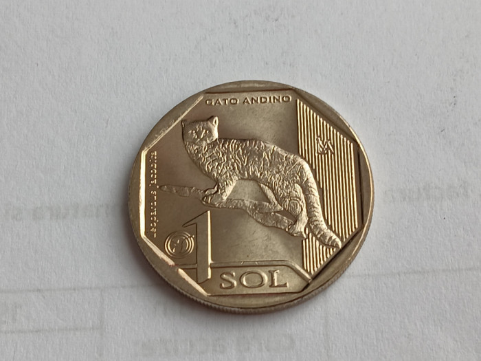M3 C50 - Moneda foarte veche - Peru - 1 sol - 2019
