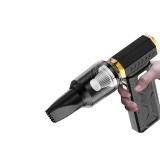 Cumpara ieftin Aspirator /suflanta auto, cu 2 capete, incarcare USB, puternic si rezistent, cu afisaj digital, buton On/OFF, negru