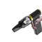 Aspirator /suflanta auto, cu 2 capete, incarcare USB, puternic si rezistent, cu afisaj digital, buton On/OFF, negru