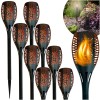 PROMOTIE! SET 10 LAMPI SOLARE CU EFECT DE FLACARA,AMBIANTA WAW,ACUMULATORI INCLUSI!, ART