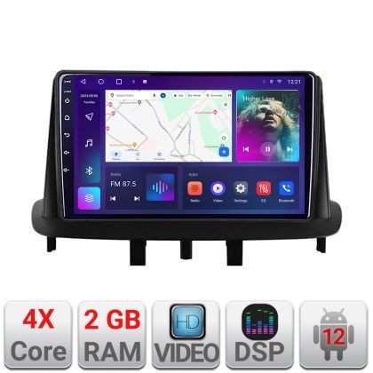 Navigatie Renault Megane 3 A-145 2+32 GB Android Waze USB Navigatie Internet Youtube Radio CarStore Technology