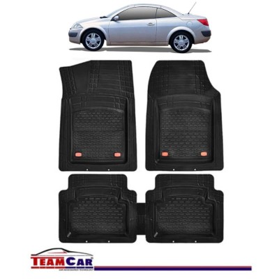Covorase Auto TeamCar&amp;reg; Tip Tavita Compatibile Renault Megane II Cabrio (2002-2009) Negru foto