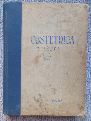 Obstretica, D. Savulescu, Ed Medicala 1955, 640 pg foto