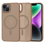 Techsuit - HaloFrost&nbsp;MagSafe Series - iPhone 14 - Sandstone Brown