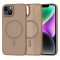 Techsuit - HaloFrost MagSafe Series - iPhone 14 - Sandstone Brown