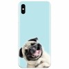 Husa silicon pentru Apple Iphone X, Happy Dog