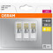 Set 3 becuri Led Osram, G9, 1,9W , 200 lumeni, lumina calda(2700K), durata de viata 10.000 ore, clasa energetica A++