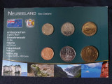 Seria completata monede - Noua Zeelandă 2006-2010 , 6 monede, Australia si Oceania