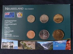 Seria completata monede - Noua Zeelandă 2006-2010 , 6 monede foto