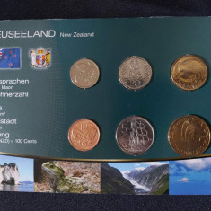 Seria completata monede - Noua Zeelandă 2006-2010 , 6 monede