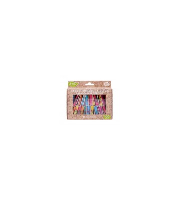 Set 100 umbrele Coktail, 10 cm, multicolor foto