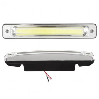 Lumini auto de zi set 2 buc x 3w 6000k led cob foto