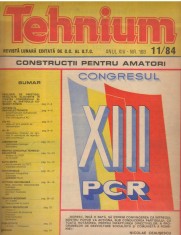 C10374 - REVISTA TEHNIUM, 11/1984