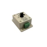 Dimmer LED reglabil cu potentiometru, 8A, 96W, alimentare 12-24V DC
