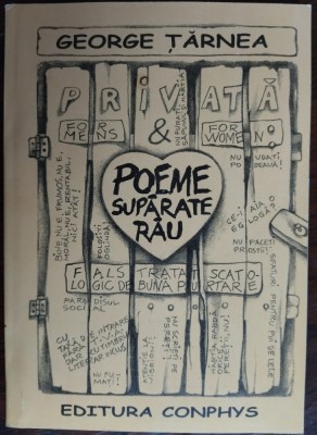 GEORGE TARNEA-POEME SUPARATE RAU:FALS TRATAT SCATOLOGIC/2003(DEDICATIE/AUTOGRAF) foto