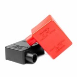 Set capace de protectie borne acumulator Amio 2buc - Rosu/Negru Garage AutoRide