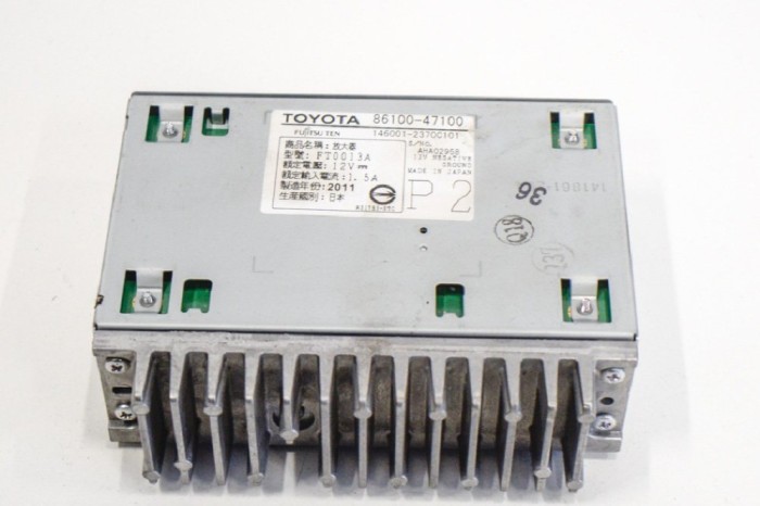 Amplificator de sunet TOYOTA PRIUS _W3_ 2012 OEM: 146001-2370C101,86100-47100 11089743
