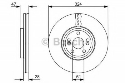 Disc frana RENAULT ESPACE IV (JK0/1) (2002 - 2015) BOSCH 0 986 479 565 foto