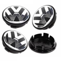 4 capace butuc Volkswagen Passat, Golf ,CC de 52/56mm pentru jante din aluminiu foto