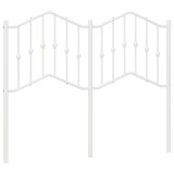 Cumpara ieftin Tablie de pat metalica, alb, 120 cm