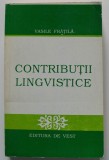 Vasile Frățilă - Contribuții lingvistice