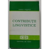 Vasile Frățilă - Contribuții lingvistice