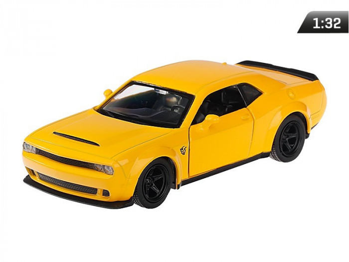 Model 1:32, Rmz Dodge Challenger Srt, Galben A11875Z