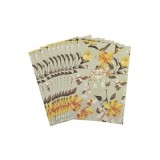 Plic color CNX, diverse culori, 110x160mm, model cu narcisa, set 10 buc