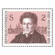 Austria 1975 - Joseph Misson(1803-1875), neuzata