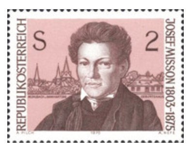 Austria 1975 - Joseph Misson(1803-1875), neuzata foto